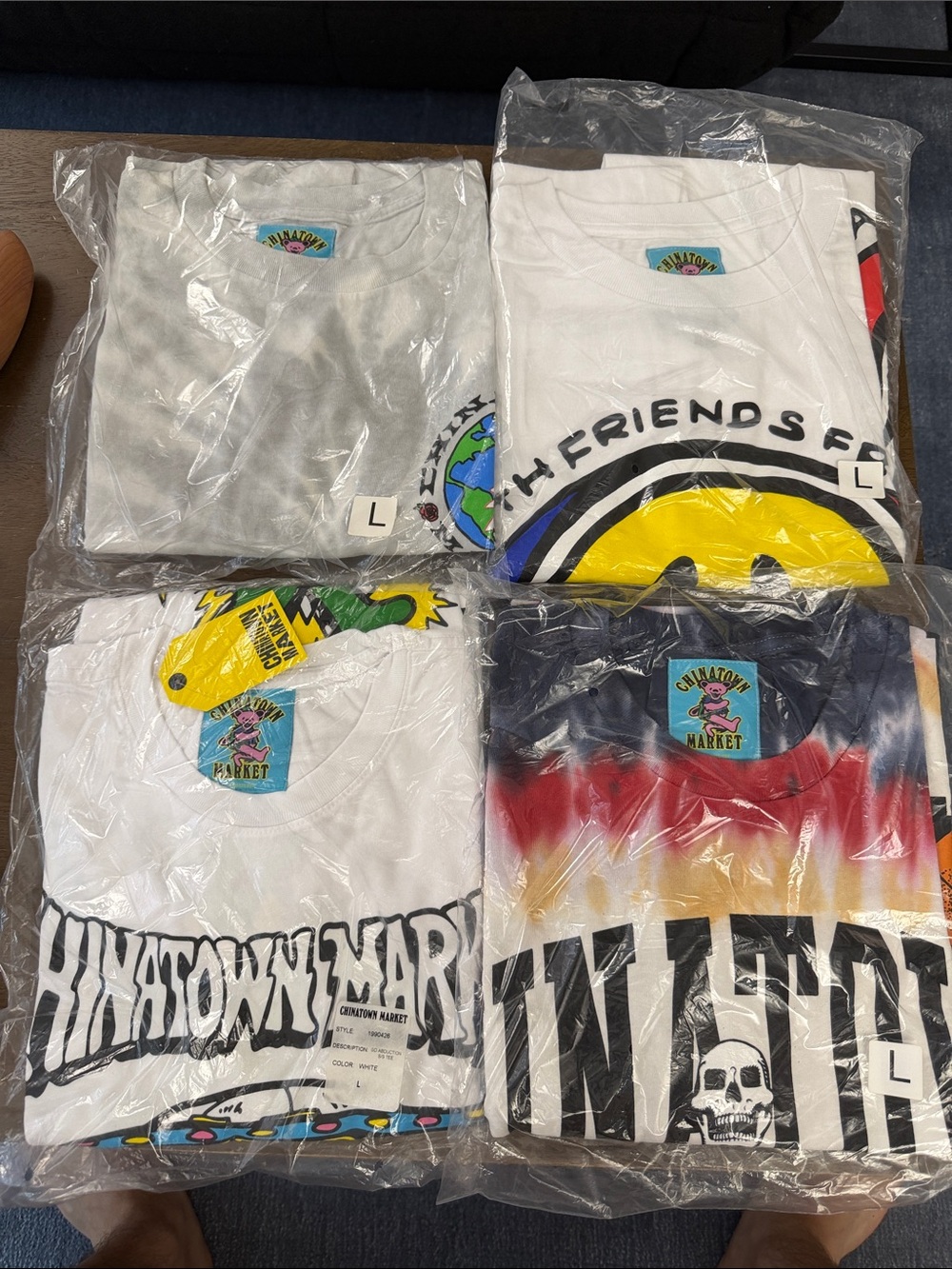 4 Chinatown Market Grateful Dead Men’s Graphic  T-Shirts (four total)